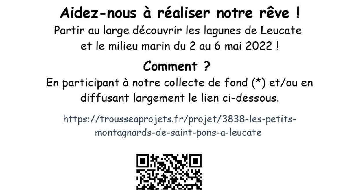 Affiche Trousse à projet pour l'école Pierre Magnan de Saint-Pons Affiche trousse à projet pour l'école de Saint-Pons