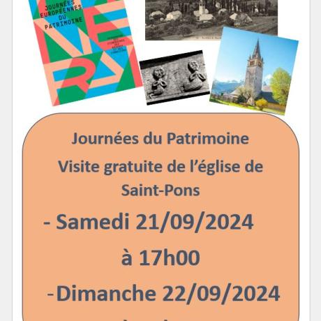 affiche journées du patrimoine