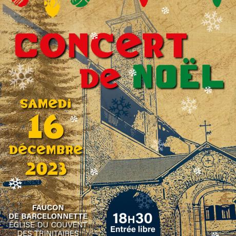 affiche concert de Noël 16 dec 2023