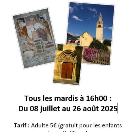 affiche visites commentées Eglise 2025