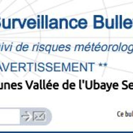 bulletin avertissement