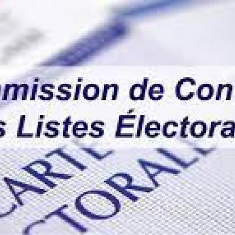 Commission de contrôle liste électorale