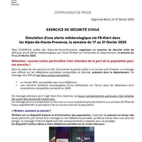 exercice sécurité civile