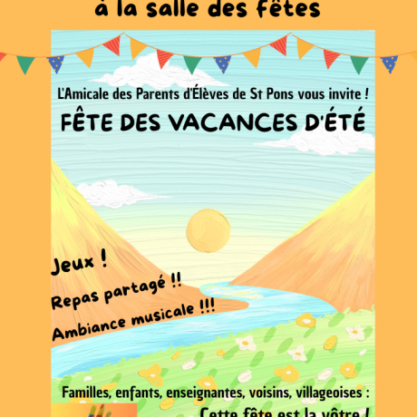 Fếte des vacances d'été - APE St Pons