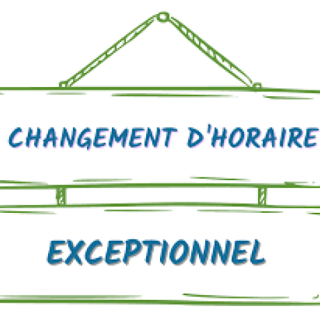 changement horaire ponctuel changement horaire ponctuel