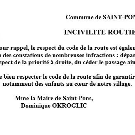 incivilité routière