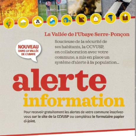 Alerte information