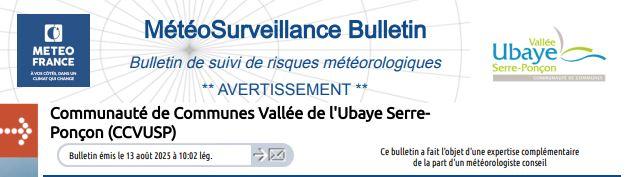 bulletin avertissement