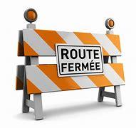 route fermée