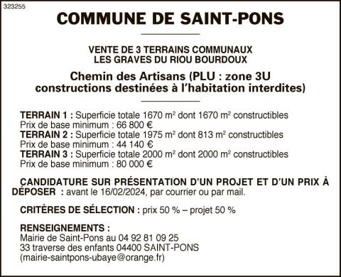 annonce vente