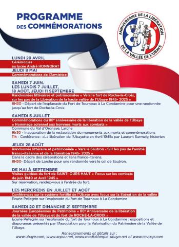 programme commémoration